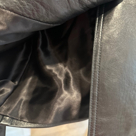 Women's SWANN So Very Soft Black Leather Jacket - Size M - Picture 7 of 12
